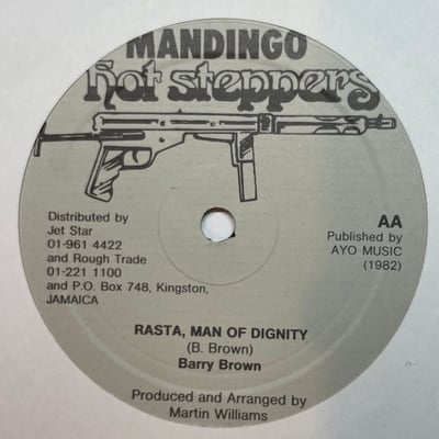 General Echo, Barry Brown - Afrikan National Heroes / Rasta Man Of Dignity picture 2