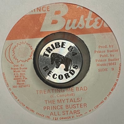 Toots & The Maytals - Pain In My Belly / Treating Me Bad picture 2