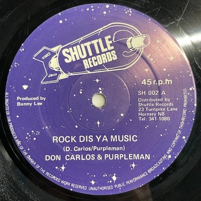 Don Carlos, Purpleman, Don Carlos, Mother Liza - Rock Dis Ya Music / Rasta Vibration picture 2