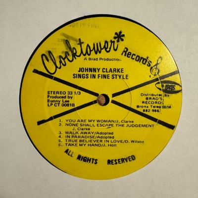 Johnny Clarke - Sings In Fine Style picture 3