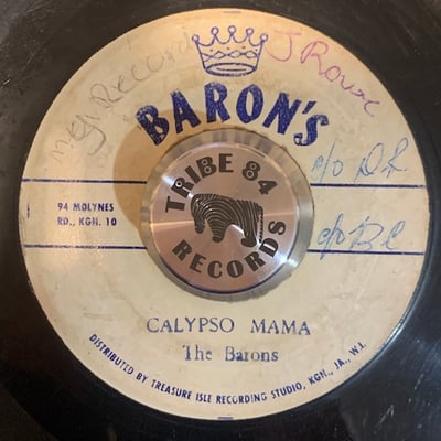 Nora Dean, Tommy McCook & The Supersonics, The Barons - Barbwire / Calypso Mama picture 2