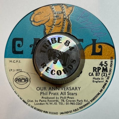 Errol Dunkley, Phil Pratt All Stars - Black Cinderella / Our Anniversary picture 2