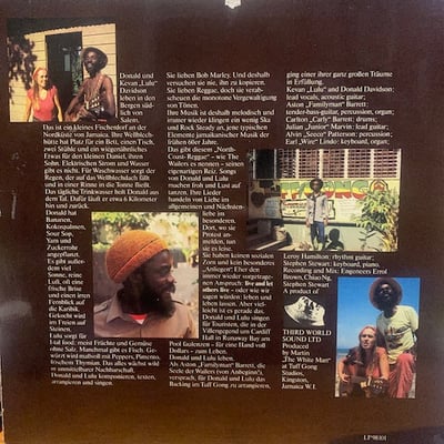 Donald And Lulu Davidson, The Wailers Band - My Beautiful Garden picture 2