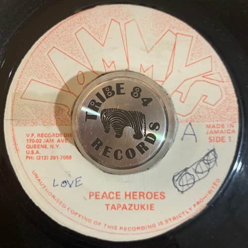 Tapper Zukie – Peace  Heroes