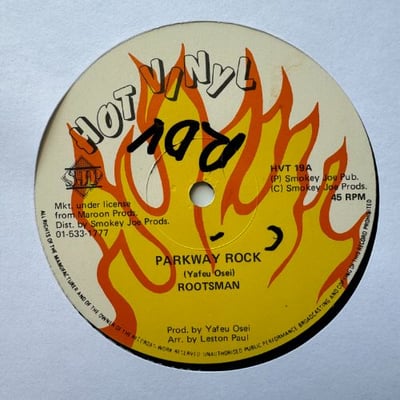 Rootsman - Parkway Rock / Love In T & T picture 3