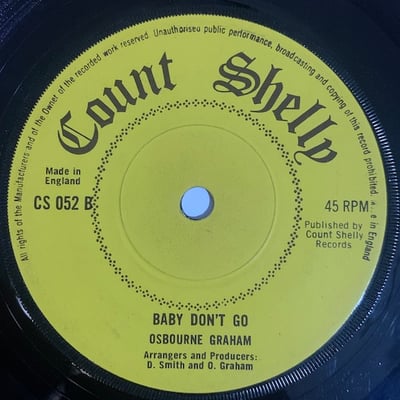 The Upsetters, Osbourne Graham - San-San / Baby Don't Go picture 2