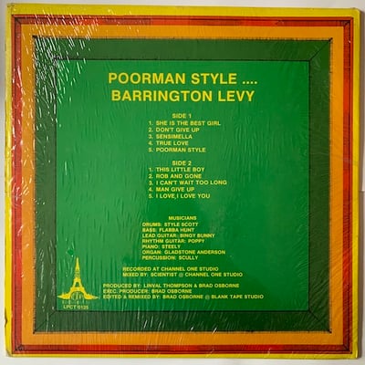 Barrington Levy - Poorman Style picture 2