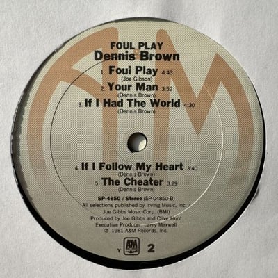 Dennis Brown - Foul Play picture 3