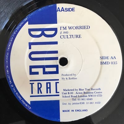 Joseph Hill, Culture - Crock In New York / I'm Worried picture 2
