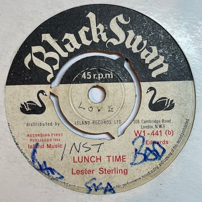 Bobby Aitken, Lester Sterling - Jerico / Lunch Time picture 2
