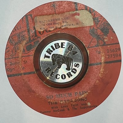 The Paragons, Lynn Taitt, Tommy McCook & The Supersonics - Happy Go Lucky Girl / So Much Pain picture 2