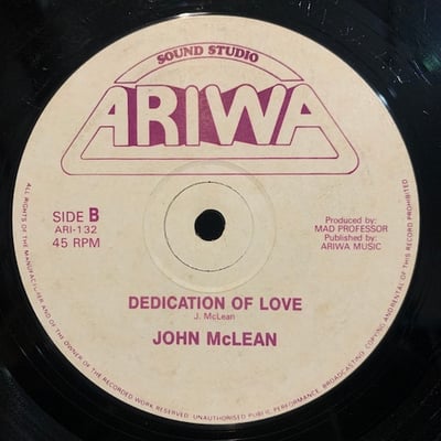 John McLean, Dego Ranks - Runaround Girl picture 2