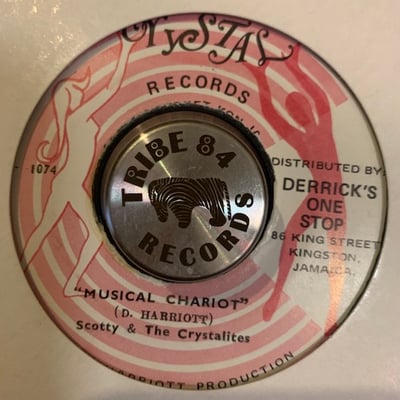 Scotty, Derrick Harriott, Scotty, The Crystalites - Riddle I This / Musical Chariot picture 2