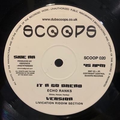 Madu, Echo Ranks - Government Man / It A Go Dread picture 2