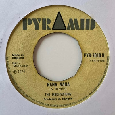The Meditations - The Great Messiah / Nana Nana picture 2