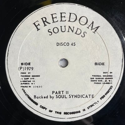 George Fullwood, The Soul Syndicate - Stop And Think Me Over picture 2