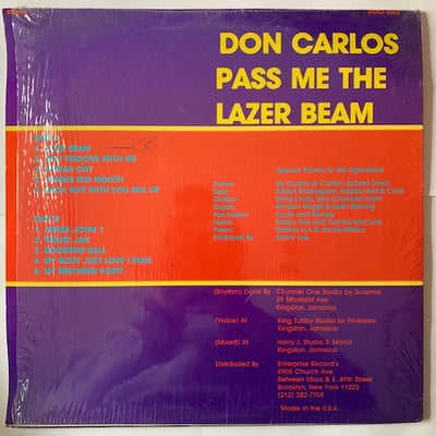 Don Carlos - Pass Me The Lazer Beam picture 2