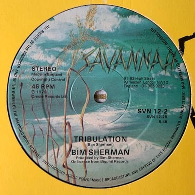 Bim Sherman - Golden Locks / Tribulation picture 4