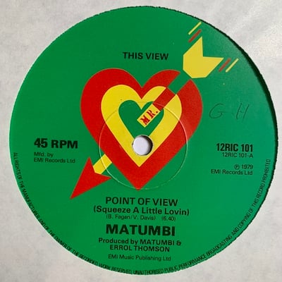 Matumbi - Point Of View (Squeeze A Little Lovin) picture 2
