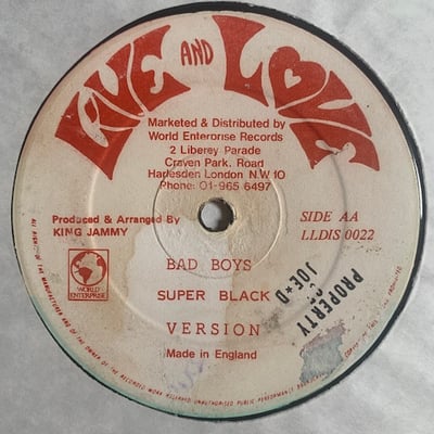 Cornell Campbell, Super Black - Nothing Don't Come Easy / Bad Boys picture 2