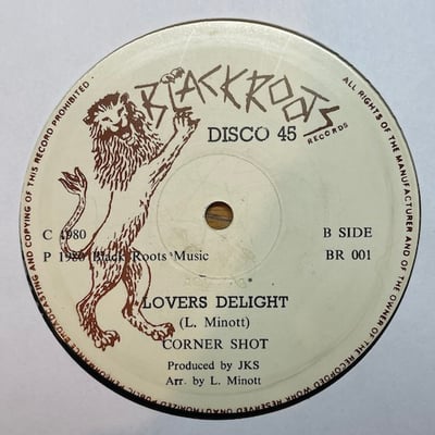 Sugar Minott, Corner Shot - Lovers Rock / Lovers Delight picture 2