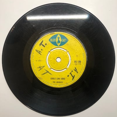 The Uniques, Glen Adams - Girls Like Dirt / She Is Leaving picture 2