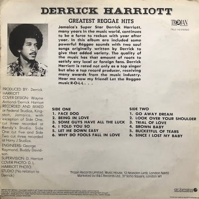 Derrick Harriott - Greatest Reggae Hits picture 2
