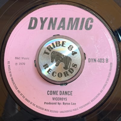 Hubcap & Wheels, The Viceroys - One Pound Weight / Come Dance picture 3