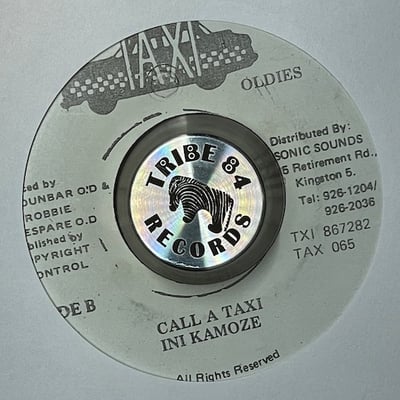 Ini Kamoze - World A Music / Call A Taxi picture 2