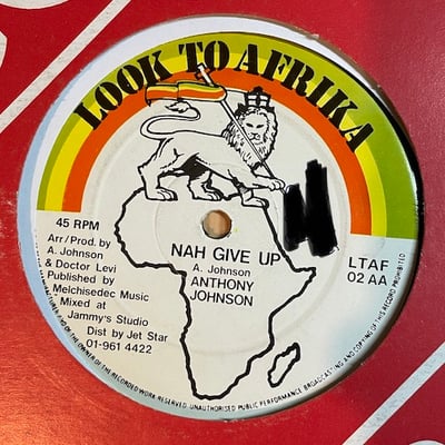 Anthony Johnson - I Love You Girl / Nah Give Up picture 2