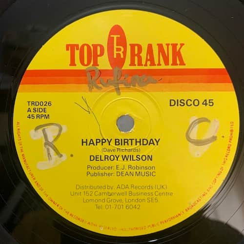 Delroy Wilson – Happy Birthday