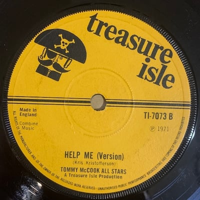 Ken Parker, Tommy McCook Allstars - Help Me Make It Through The Night / Help Me  (Version) picture 2