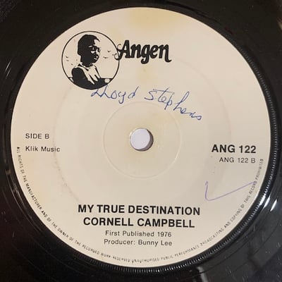 Cornell Campbell - A Tear Fell / My True Destination picture 2