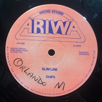 Slim Linton - Push Me In The Corner / Slim Line Dub's picture 2