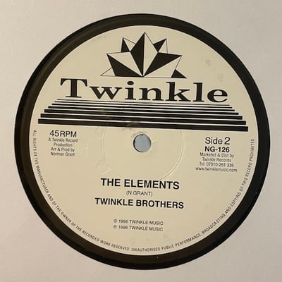 Twinkle Brothers - It's Only Rasta / The Elements picture 2