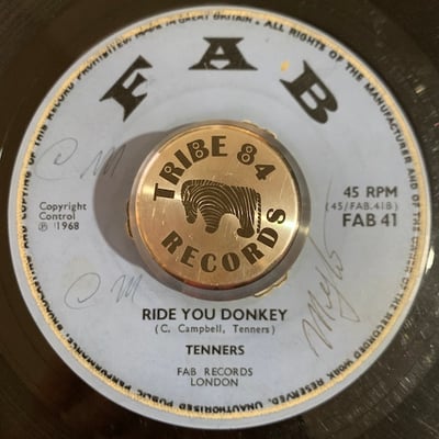 The Tennors - Cleopatra / Ride You Donkey picture 2