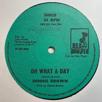 Dennis Brown - Oh What A Day / Man Next Door picture 2