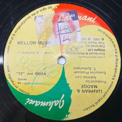 Ijahman & Madge - Hold On Honey / Mellow Music picture 2