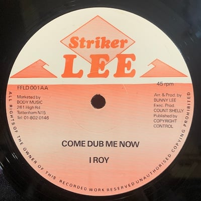 David Isaacs, I-Roy - She Loves Me Now / Come Dub Me Now picture 2
