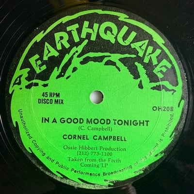 Cornell Campbell - You Walking / In Good Mood Tonight picture 2
