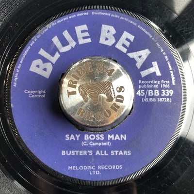 Prince Buster's All Stars - Under Arrest / Say Boss Man picture 2