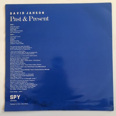 David Jahson - Past & Present picture 2