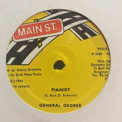General Degree – Pianist