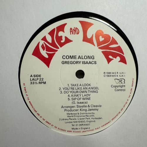 Gregory Isaacs – Come Along
