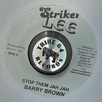 Barry Brown - Stop Them Jah Jah picture 2