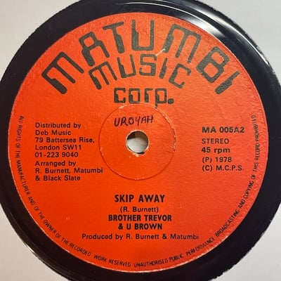 Trevor Hartley, U Brown - Selassie I / Skip Away picture 3