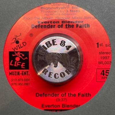 Jah. T., Everton Blender - Sensi Makes Sense / Defender Of The Faith picture 2