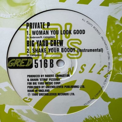 Mikey Spice, Shaggy, Red Fox, Private P, Big Yard Crew - Shake Your Boody / Wicked Alfred / Woman You Look Good picture 2