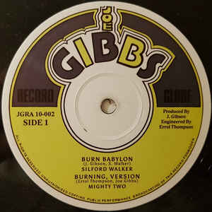 Sylford Walker - Burn babylon / Jah Golden Pen picture 2