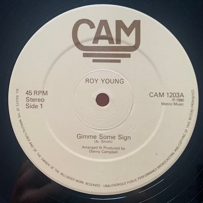 Roy Young - Gimme Some Signpicture